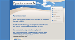 Desktop Screenshot of pigeontracker.com